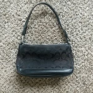 Black coach purse